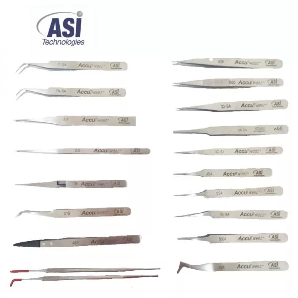 ASI | פינצטה אנטי-מגנטית אל חלד.